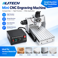 Mini machine de gravure CNC de bureau, routeur 3 axes pour le bois, l'acrylique, le PVC, l'aluminium