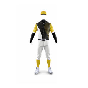 Votre propre conception Baseball Softball uniformes 100% Polyester adulte hommes personnalisable évacuation de l'humidité grande taille uniforme ensemble - Product Image 6