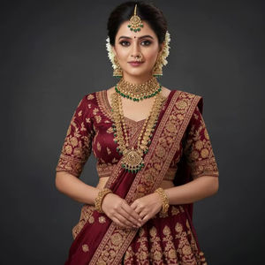 Antiguo 700gm Conjunto de joyería nupcial Diseño tradicional Collar Pendientes para bodas Ceremonias Ocasiones especiales - Product Image 1