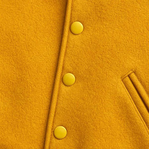 Veste universitaire pour homme, corps en laine, manches en cuir, lettres brodées en chenille personnalisées, style streetwear - Product Image 3