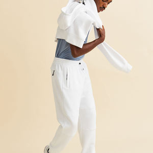 กางเกงคาร์โก้สำหรับผู้ชายกางเกงคาร์โก้กางเกงผ้า100% ผ้าฝ้ายสีเทาดีไซน์ตามสั่ง - Product Image 6