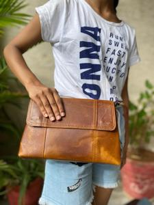 Sac à bandoulière en cuir uni pour femmes, sacs à main élégants pour femmes - Product Image 2