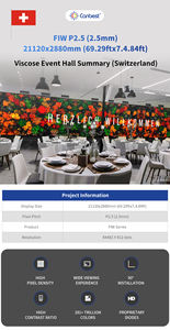 Canbest Fiw P1.5 3200X1920Mm 10.49Ftx6.29Ft الإيمان الكنيسة المعمدان سيدني داخلي أدى شاشة عرض الفيديو في أستراليا - Product Image 5