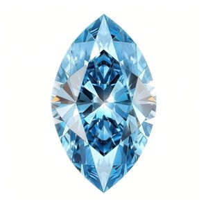 เพชรทรงมาร์คีส์สีขาว CVD ผลิตในห้องปฏิบัติการ รับรองโดย IGI ความสะอาดระดับ VVS2 มีจำหน่ายแบบขายส่งจำนวนมาก เหมาะสำหรับแหวนหมั้น - Product Image 2