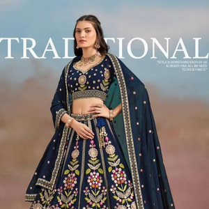 Ropa Zeel Venta al por mayor MILONI Georgette Lehenga Choli Proveedores de ropa india y paquistaní - Product Image 1