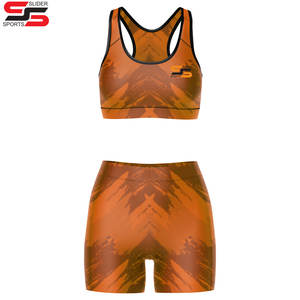 Sujetador Deportivo Sin Costuras para Mujer, Sublimado, Elástico, Conjunto Deportivo de Poliéster y Nailon para Mujer, Shorts para Correr y Conjunto de Gimnasio - Product Image 6