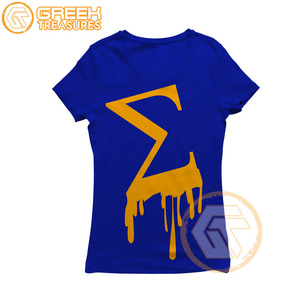 Camiseta personalizada Sigma Gamma Rho para mujer, ropa de hermandad, Jersey de algodón, camiseta transpirable de alta calidad, ropa griega para mujer - Product Image 5