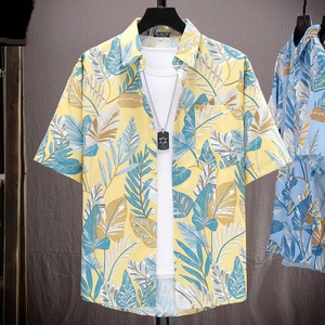 Venta al por mayor de nueva blusa Hawaiana de verano, camisas para hombre con estampado de playa de secado rápido, comprar nuevos pantalones cortos para hombre, camisetas de manga corta para verano - Product Image 1