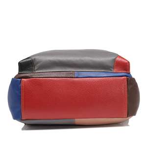 Mochila de piel auténtica unisex de calidad superior, cremallera vintage de capacidad media, venta al por mayor de fábrica para uso diario desde India - Product Image 4