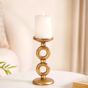 Aluminum Metal Candle Holder for Home and Wedding Decoration Silver Finished Candle Stand Lighting Interior <b>House</b> Living Area - Product Image 2