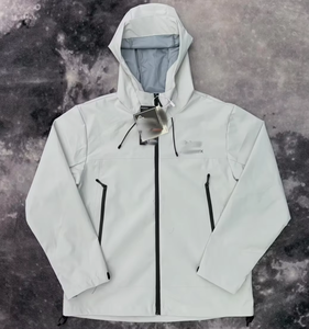 Rüzgarlık Erkek ve Kadın Kapüşonlu Tek Katmanlı Rüzgarlık Üç Katmanlı Tutkal Hafif Dağcılık Açık Hava Klipsli Spor Giyim - Product Image 3