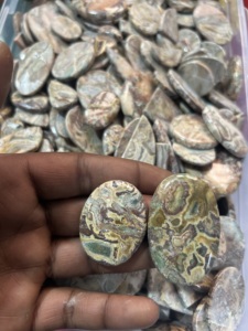 เมล็ดกาแฟธรรมชาติเกรด AAA พลอยแจสเปอร์ผิวเรียบ Cabochon อัญมณีหลวมที่ออกแบบได้เองขนาดน่าทึ่งสำหรับการทำเครื่องประดับ - Product Image 2