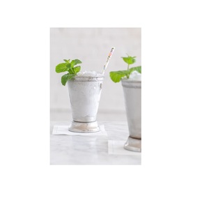 Copa de Julep de cobre de diseño antiguo superior hecha en la India Copa de Julep de menta elegante para fiestas de boda y ocasiones diseñadas en la India - Product Image 1