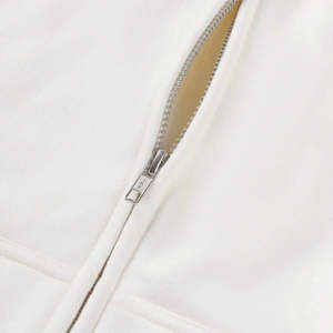 Sudadera con Capucha Personalizada para Hombre, con Cremallera, Logotipo Bordado, Estilo Holgado, Ropa Urbana, 100% Algodón Orgánico, Moda de Invierno, Gimnasio - Product Image 4