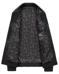 แจ็คเก็ตหนังแท้คุณภาพสูงสำหรับผู้ชาย ดีไซน์ใหม่ กันน้ำ ระบายอากาศได้ดี เหมาะสำหรับฤดูใบไม้ร่วงและฤดูหนาว สีพื้นเรียบง่าย สไตล์ลำลอง สามารถปรับแต่งได้ - Product Image 5