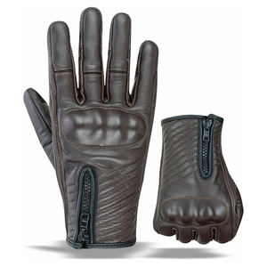 Gants de moto les plus vendus pour hommes, avec protection des articulations des doigts extensible, rembourrage pour les jointures, fermeture éclair, gants de moto tactiles - Product Image 1