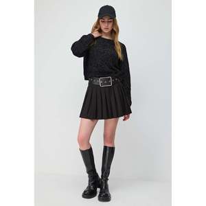 Pull court scintillant pour femme, tricot de haute qualité, imprimé floral, respirant, décontracté, saison hivernale, longueur courte, logo sur le devant - Product Image 1