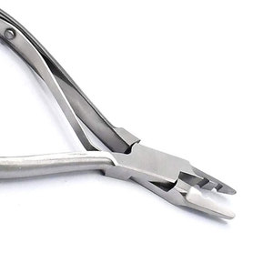 Hair Extensions Plier <b>Puller</b> for Nano or Micro Nano Rings Silicone Micro Beads Tool/ Silicone Micro Rings Beads Stainless Steel - Product Image 5