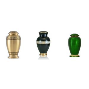 Llegada caliente Metal Aluminio Cenizas para adultos Urna de cremación Tallada a mano Estilo americano Servicios funerarios Forma de tamaño personalizado - Product Image 2