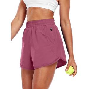 Shorts de sport Bermuda pour femmes pour le yoga athlétique, la course à pied, avec tissu respirant et poche latérale - Product Image 3