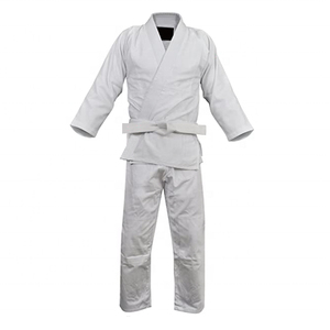 Uniforme de karaté d'arts martiaux spéciaux Brosse légère Costumes de karaté en coton Judo Karaté Gi avec logo de marque personnalisé - Product Image 1