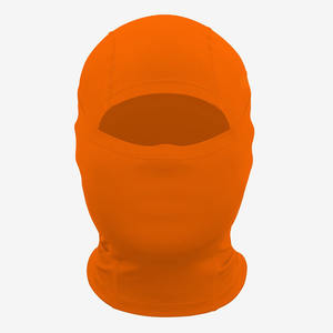 Pasamontañas de lana de invierno teñido liso de color sólido para ciclismo para hombres y mujeres - Product Image 2