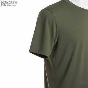 T-shirts sans manches en coton 100% de haute qualité personnalisés pour hommes, lourds, surdimensionnés, tricotés, à séchage rapide, respirants, col rond - Product Image 5