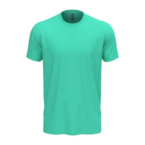 Camiseta de algodón de manga corta con cuello redondo para hombre, camisetas atléticas para correr, gimnasio y entrenamiento - Product Image 5