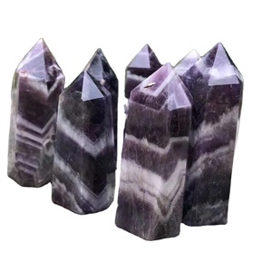 Hoge Kwaliteit Amethist Toren Punt Natuurlijke Amethyst Crystal Point Oem Obelisk GT_003 Healing Ruwe Voor Koop Liefde Kristallen Supply