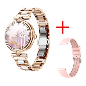 Montre connectée Fenmei avec écran tactile IPS de 1,09 pouce, chipset AK62, fréquence cardiaque, tension artérielle, appareil portable pour femmes - Product Image 1