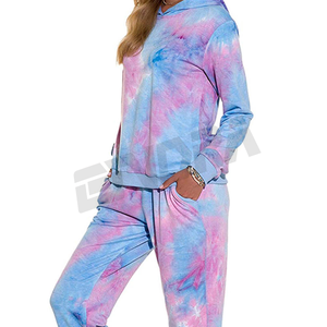 Guanyy Ensemble deux pièces pour femme avec pull confortable et pantalon de jogging parfait pour tous les jours Lounge Streetwear Fit - Product Image 5