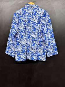 Conjunto de Pijama de Dos Piezas de Verano para Mujer, Nuevo, de Algodón con Estampado Floral, Cintura Elástica, Ropa de Dormir de Alta Calidad con Logotipo Frontal - Product Image 4