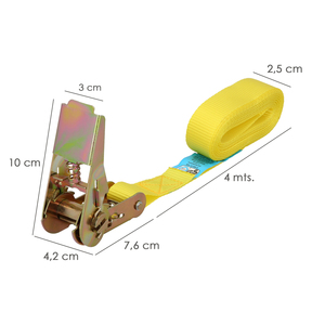 Cinghia di fissaggio a cricchetto 25 mm x 4 metri (1 unità) - Product Image 2
