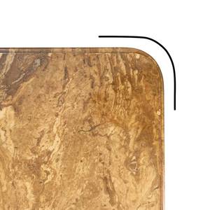 Modern Square Aluminum <b>Table</b> 60x60cm Durable Outdoor Furniture Steel Marble Pattern CFD68220 - Product Image 3