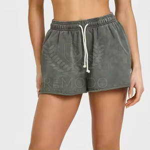 Élégant rétro Cutoff lavage à l'acide femmes Shorts confort quotidien Shorts pour femmes 2025 - Product Image 5