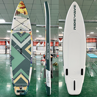 Ridewave NOUVEAU design Double Chambre gonflable isup paddleboard personnalisé OEM ODM SUP Stand up Paddle Board