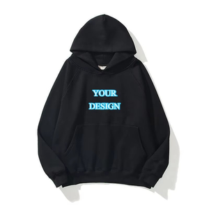 Sudaderas Casuales de Lona con Capucha y Logo Personalizado Estampado, Un Conjunto para Mujer y Hombre - 100% Algodón - Product Image 4