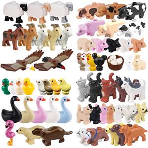 For Lego Moc <b>Farm</b> Animals Construction <b>Toy</b> Plastic Block <b>Set</b> with Animal Molds - Product Image 1