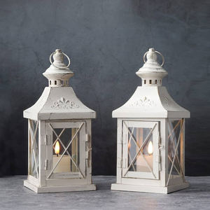Luxury Design Metal White Finished <b>Lanterns</b> for Top Selling Wedding Decorative <b>Large</b> Hanging Candle <b>Lanterns</b> in Cheapest Price - Product Image 5