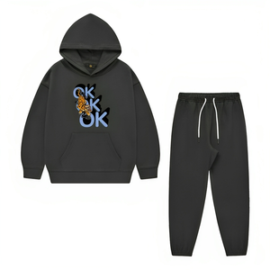 Chándales para trotar con logotipo personalizado de alta calidad en negro Navidad sublimación impresa bordado temporada de invierno tamaños personalizar - Product Image 6