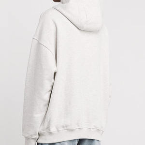 Nueva Llegada, Sudadera con Capucha de Forro Polar, Personalizada con Logotipo, Talla Grande, Hombros Caídos, Invierno, ODM, Blanca Lisa, Sudaderas Personalizadas - Product Image 3