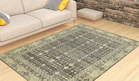Tapis de porte brodés en laine 100% de qualité supérieure, fabricant turc, tapis Bhadohi Inde, prix de gros, ensembles de tapis, PET