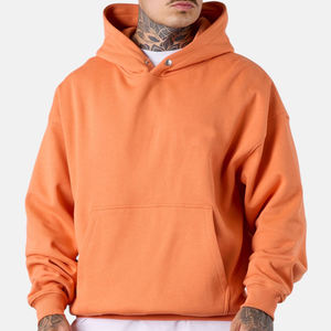 Sudaderas con Capucha de Algodón de 350 g/m² al por Mayor, Impresión Personalizada, Hombros Caídos, Estilo Holgado, Felpa Gruesa para Hombre - Product Image 4