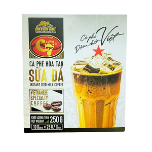 Café con leche helado instantáneo 3 en 1, café C7 con sabor a chocolate, crema no láctea, caja de azúcar y sal, embalaje de sabor neutro - Product Image 3