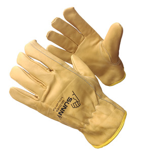Gants de pilote de jardin de haute qualité multifonctions Logo personnalisé en cuir de sécurité extérieur travail gants d'hiver - Product Image 4