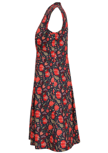 Robe Billie en coton à manches courtes, tenue tendance pour femme, conçue pour un confort quotidien avec un style léger et gracieux. - Product Image 5