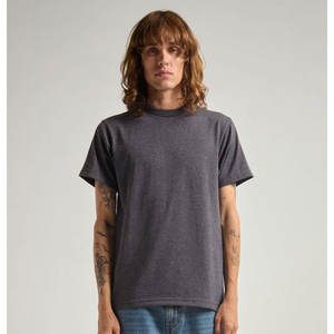 Shaka Wear Camiseta de algodón para hombre Peso pesado Suave Manga corta Cuello redondo Top liso Camisetas Regular Tamaño grande - Product Image 1