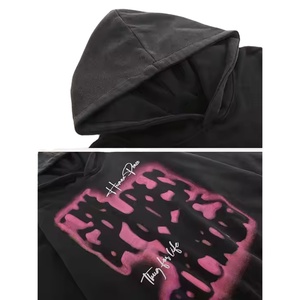 Sweat-shirt d'hiver 2026 de haute qualité pour homme, en coton épais doublé polaire, avec broderie et sérigraphie - Product Image 1