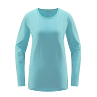 Camisetas Vintage para mujer con estampado de logotipo personalizado informal multicolor, ropa informal de manga larga para mujer, camisetas personalizadas