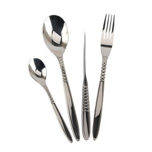 Juego de Cubiertos de Acero Inoxidable para Catering, Libre de BPA, Apto para Lavavajillas, Diseño Moderno, Pulido Espejo - Product Image 4